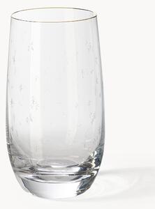 Set di 4 bicchieri da long drink in cristallo con motivo invernale Estrella