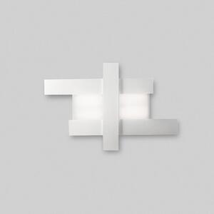 Lampada a Soffitto DOHA P/M 40W LED 3750lm 3000K Bianco - Plafoniera da Interno in Alluminio e Metacrilato Bisatinato - Gealuce