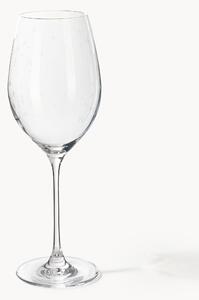 Set di 4 bicchieri da vino rosso in cristallo con motivo invernale Estrella