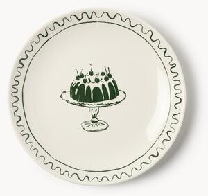 Set di 4 piatti da colazione natalizi di design Clarette di Agathe Marty