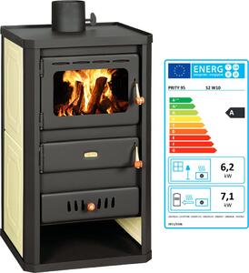 Stufa a legna ad acqua Prity S2W10 6,2 + 10 kw EEK-A