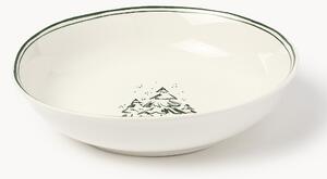 Set di 4 piatti fondi natalizi di design Clarette by Agathe Marty
