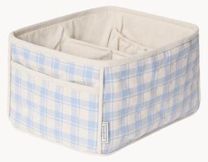 Cesto portaoggetti in cotone azzurro Sky Blue