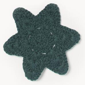 Set di 4 sottobicchieri in cotone fatti a mano Starla