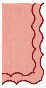 Tovagliolo con bordo ricamato Navy