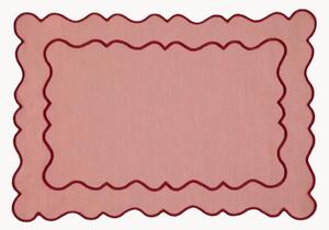 Tovaglietta americana con bordo ricamato Ondulado