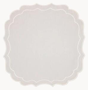 Tovaglietta americana con bordo ricamato Greta