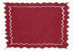 Tovaglietta americana con bordo ricamato Vila