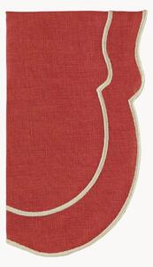 Tovagliolo con bordo ricamato Clou