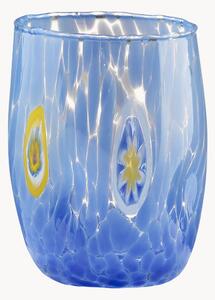 Set di 6 bicchieri in vetro soffiato artigianali Bombetta