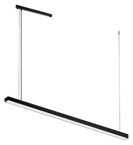 Lampadario a LED HIATE nero 30W, bianco caldo, 3663 lm, alluminio, dimensioni: 150x150x3,14 cm, IP20, Shilo