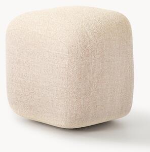 Pouf alto in bouclé Wolke