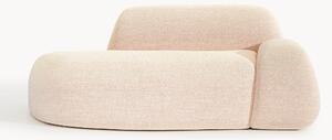 Divano 2 posti in bouclé con chaise longue Wolke
