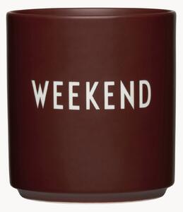 Tazza con scritta Favourite Weekend