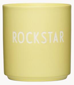 Tazza con scritta Favourite Rockstar