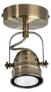 Applique da parete Lindby, Leonor, dimmerabile, Bronzo / Ottone anticato, Soggiorno, Metallo, Antico