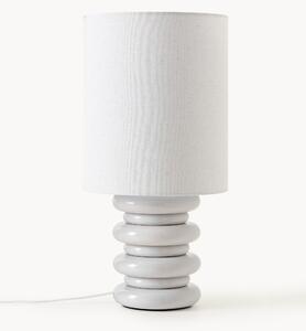 Lampada da tavolo con base in legno Nicolas