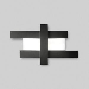 Lampada a Soffitto DOHA P/G 50W LED 4470lm 3000K Nero - Plafoniera da Interno in Alluminio e Metacrilato Bisatinato - Gealuce