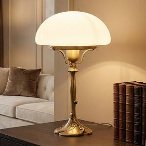 Berliner Messinglampen Lampada da tavolo KATHARINA, Bronzo / Ottone antico, Soggiorno / Sala da pranzo, Ottone, Antico, Lampada da tavolo