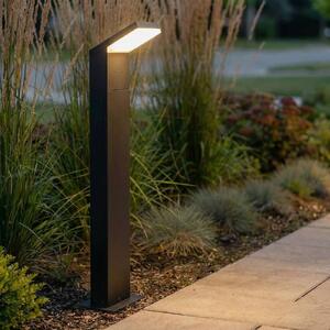Lampioncino da giardino Yolena Arcchio, Nero, Alluminio, Moderno, Lampada LED da esterni