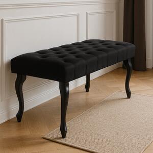 Panca trapuntata CHESTERFIELD BLACK