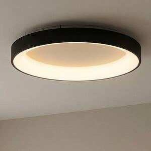 Mantra Iluminación Plafoniera a LED Niseko II, dimmerabile, Nero, Soggiorno / Sala da pranzo, Alluminio, Moderno, Plafoniera LED
