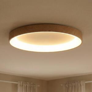 Mantra Iluminación Plafoniera a LED Niseko II, dimmerabile, Legno chiaro, Soggiorno / Sala da pranzo, Alluminio, Moderno, Plafoniera LED