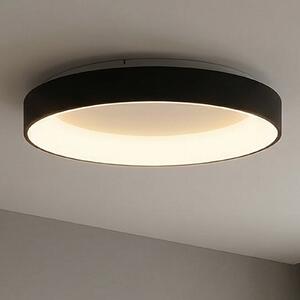 Mantra Iluminación Plafoniera a LED Niseko II, dimmerabile, Nero, Soggiorno / Sala da pranzo, Alluminio, Moderno, Plafoniera LED
