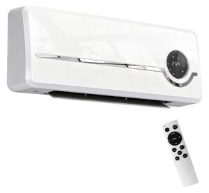 DecHome Termoventilatore Stufa Elettrica Ceramica 2000W a Parete con 3 Modalit Temperatura Regolabile Timer Telecomando Blocco Bambini colore Bian