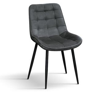 Sedia Patrizia set da 4 sedie Grigio