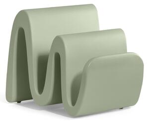 Portariviste in Polietilene WAVE come un onda Sinuosa Dimensioni 38x35.5x h 35 cm Stile vivace e moderno