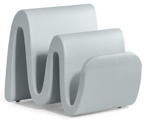 Portariviste in Polietilene WAVE come un onda Sinuosa Dimensioni 38x35.5x h 35 cm Stile vivace e moderno