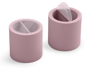 Tavolino contenitore, frigo bar da esterno, tavolino due scomparti da esterno BLOK PARTY Dimensioni � 55x h 55 cm colore Rosa