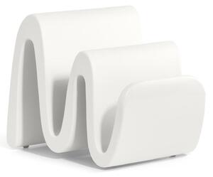 Portariviste in Polietilene WAVE come un onda Sinuosa Dimensioni 38x35.5x h 35 cm Stile vivace e moderno