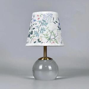 Lampade da tavolo a LED con base in cristallo (a batteria e con alimentazione di rete)