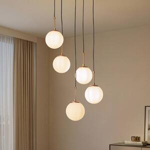 Lampada a sospensione in vetro Opviq, dimmerabile, Bianco / Opale, Soggiorno / Sala da pranzo, Vetro, Lampada a sospensione