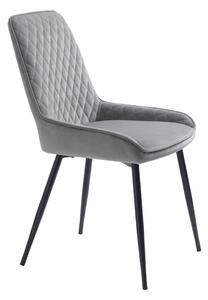 Sedia da pranzo grigia Milton - Unique Furniture
