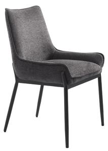 Sedia da pranzo grigio scuro Calgary - Unique Furniture