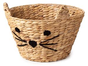 Cesto portagiochi da bambini in giacinto d'acqua di colore naturale ø 35x26 cm Cat - Compactor