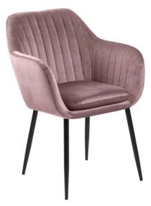 Poltrona imbottita rosa Emilia - Actona