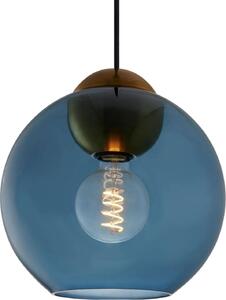 Lampada a sospensione Bubbles E27 Ø24cm blu