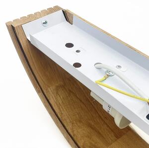 Brilagi - Lampada da parete LED CARVALHO MODERN 3xE27/60W/230V rovere