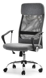 Sedia da ufficio IVIA - grigio / cromo