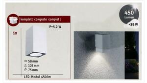 Paulmann 94329 - LED/3,8W IP44 Applique da esterno FLAME 230V bianca