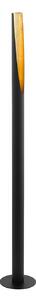 Piantana Moderna Barbotto Acciaio Nero 1 Luce Gu10 4,5W