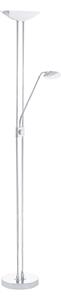 Piantana Moderna Baya Led Acciaio Cromo Luce Led Integrato 20W