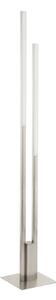 Piantana Contemporanea Fraioli-Z Alluminio Nichel Satinato 2 Luci Led 17W