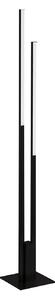 Piantana Contemporanea Fraioli-Z Alluminio Nero 2 Luci Led Integrato 17W