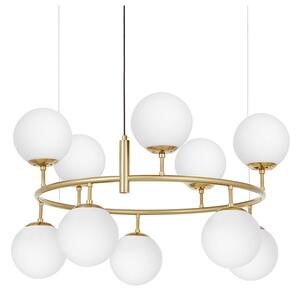 Lampadario moderno a sfera ottone CEREDO NEO W10