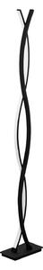 Piantana Moderna Lasana 3 Acciaio Nero Luce Led Integrato 36W